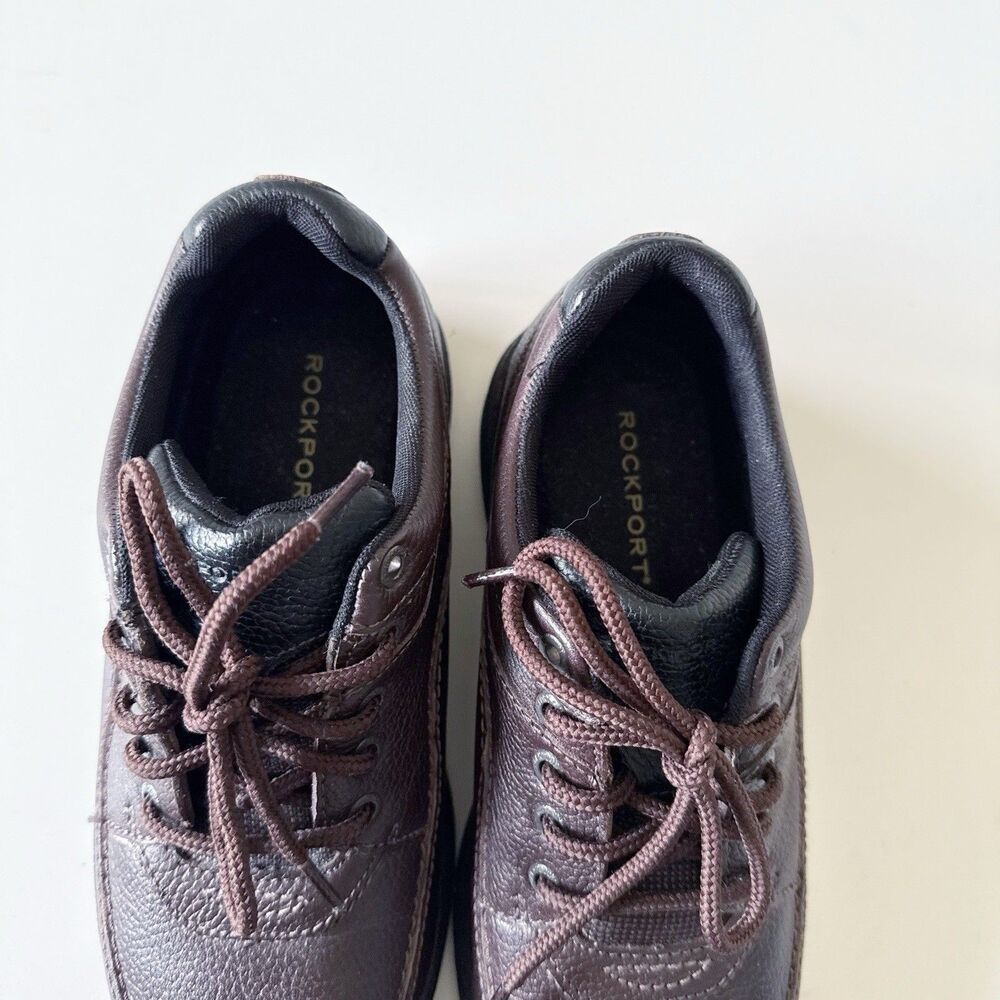 Rockport World Tour Classic Men's 7W Wide Leather Sneakers Comfort Walking Shoes - Picture 11 of 15